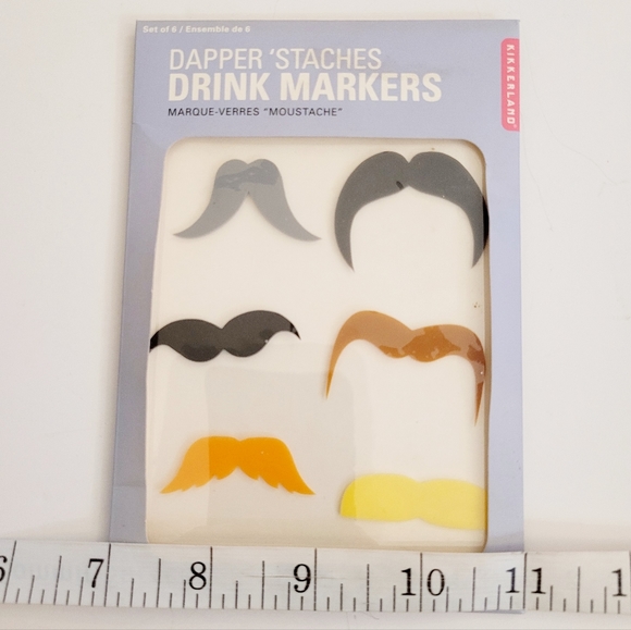 Mustache drink markers - Picture 3 of 4